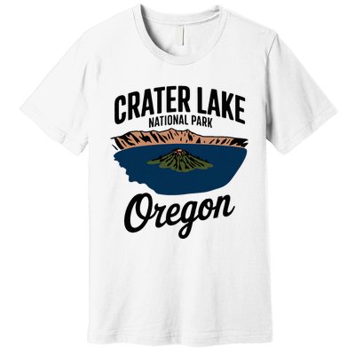 Explore The Majestic Crater Lake National Park Oregon Premium T-Shirt