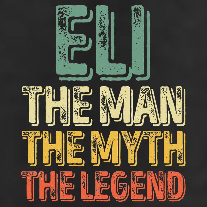 Eli The Man The Myth The Legend First Name Eli Trucker Hat