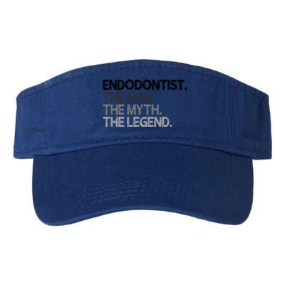 Endodontist The Myth Legend Gift Valucap Bio-Washed Visor