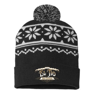 EL TIO MAS CHINGON USA-Made Snowflake Beanie