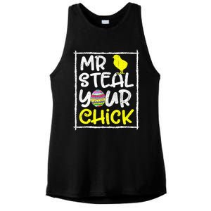 Easter Toddlers Mr Steal Your Funny Spring Humor Ladies PosiCharge Tri-Blend Wicking Tank