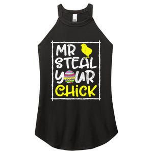 Easter Toddlers Mr Steal Your Funny Spring Humor Women's Perfect Tri Rocker Tank