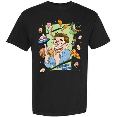 Eat The Menu KeithS Food Bounty Garment-Dyed Heavyweight T-Shirt