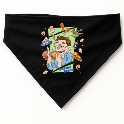 Eat The Menu KeithS Food Bounty USA-Made Doggie Bandana