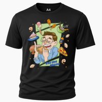 Eat The Menu KeithS Food Bounty Cooling Performance Crew T-Shirt