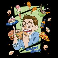Eat The Menu KeithS Food Bounty Cooling Performance Crew T-Shirt