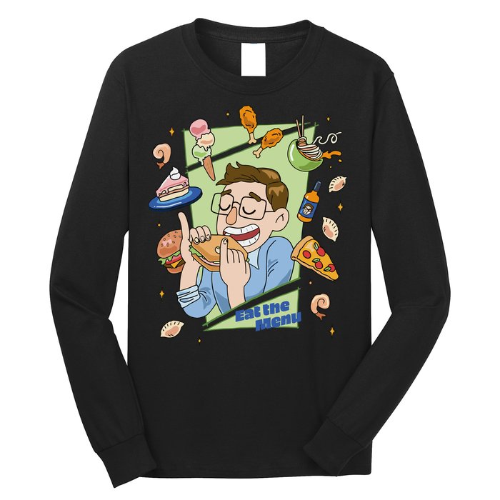 Eat The Menu KeithS Food Bounty Long Sleeve Shirt