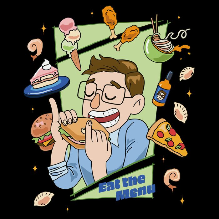 Eat The Menu KeithS Food Bounty Long Sleeve Shirt