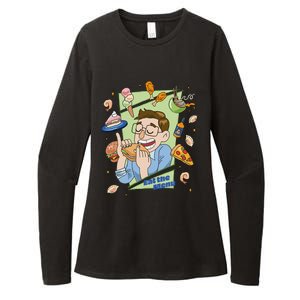 Eat The Menu KeithS Food Bounty Womens CVC Long Sleeve Shirt