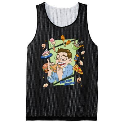 Eat The Menu KeithS Food Bounty Mesh Reversible Basketball Jersey Tank