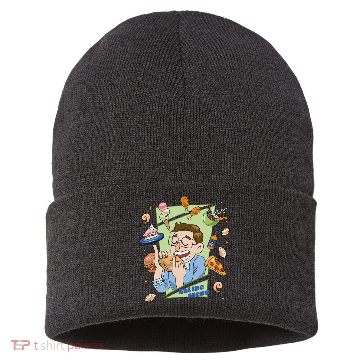 Eat The Menu KeithS Food Bounty Sustainable Knit Beanie