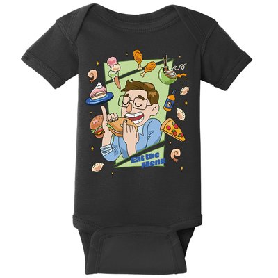 Eat The Menu KeithS Food Bounty Baby Bodysuit
