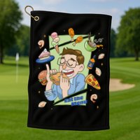 Eat The Menu KeithS Food Bounty Golf Towel