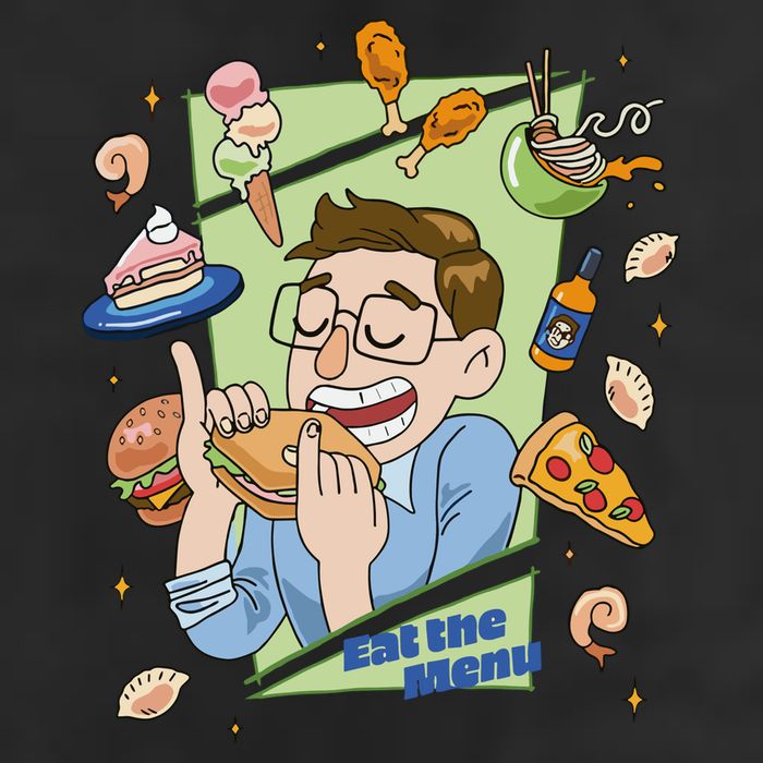 Eat The Menu KeithS Food Bounty Golf Towel