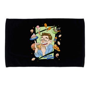 Eat The Menu KeithS Food Bounty Microfiber Hand Towel