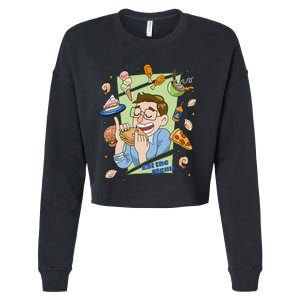 Eat The Menu KeithS Food Bounty Cropped Pullover Crew