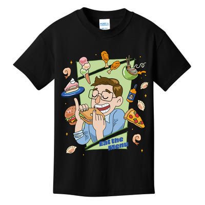 Eat The Menu KeithS Food Bounty Kids T-Shirt