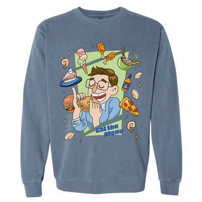 Eat The Menu KeithS Food Bounty Garment-Dyed Sweatshirt