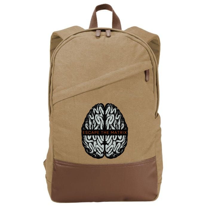 Escape The Matrix Cotton Canvas Backpack