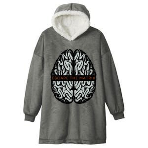 Escape The Matrix Hooded Wearable Blanket