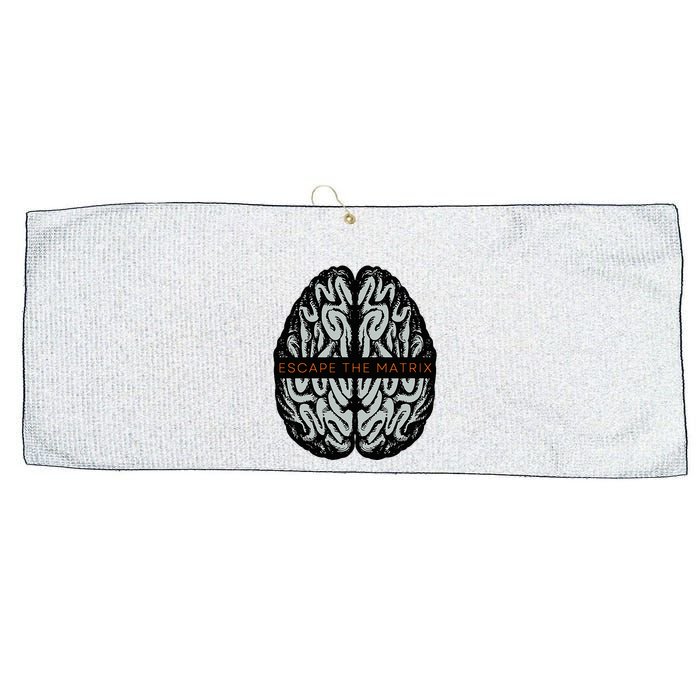 Escape The Matrix Large Microfiber Waffle Golf Towel