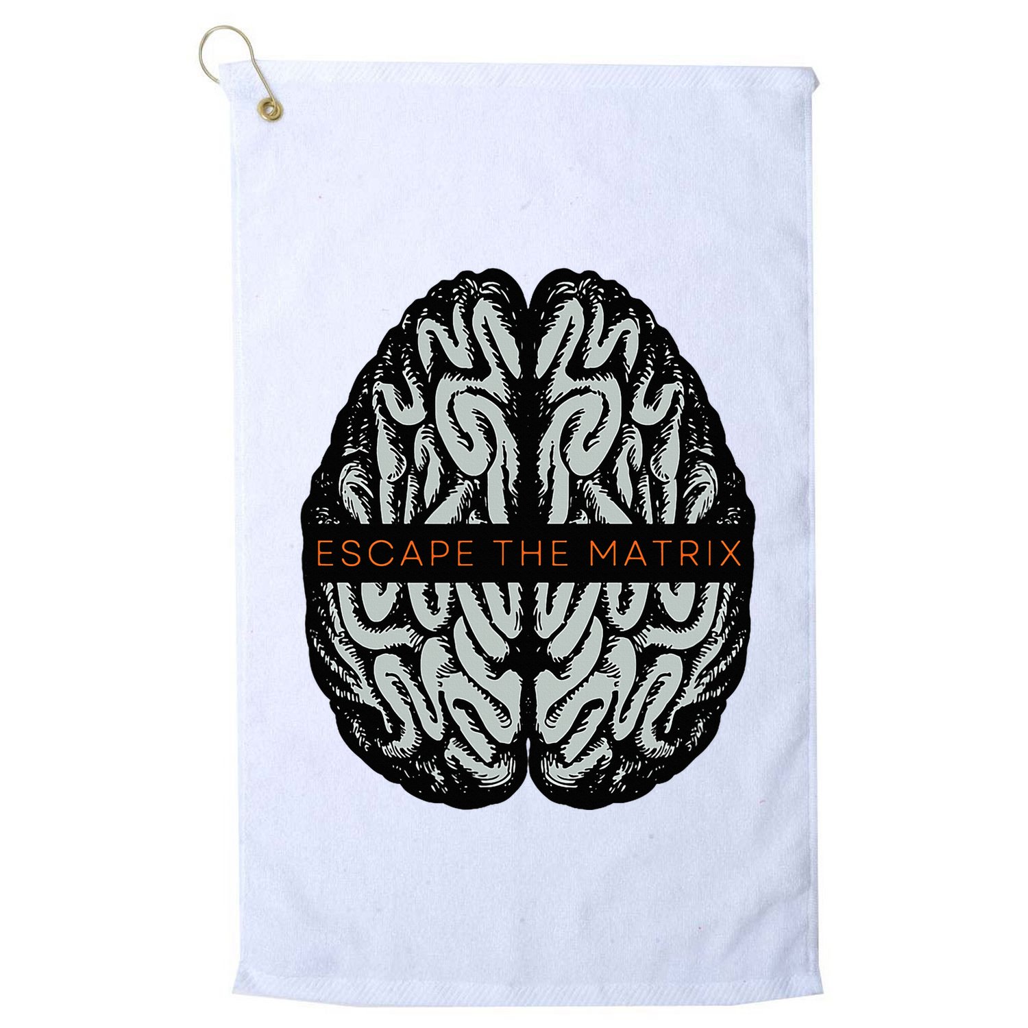 Escape The Matrix Golf Towel
