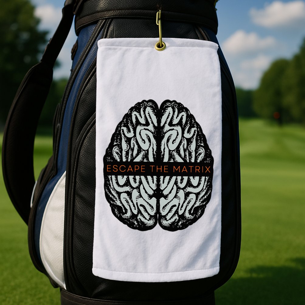 Escape The Matrix Golf Towel
