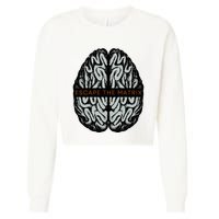Escape The Matrix Cropped Pullover Crew