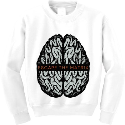Escape The Matrix Kids Sweatshirt