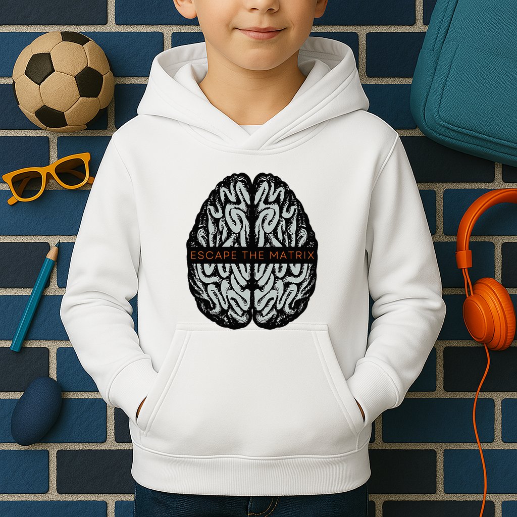 Escape The Matrix Kids Hoodie