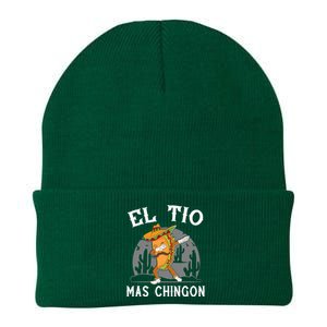 El Tio Mas Chingon Funny Mexican Uncle Hombre Regalo Knit Cap Winter Beanie