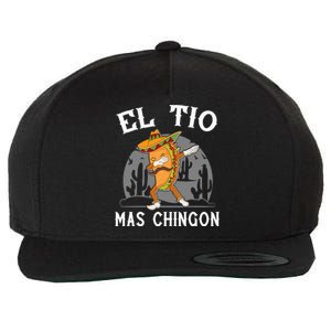 El Tio Mas Chingon Funny Mexican Uncle Hombre Regalo Wool Snapback Cap