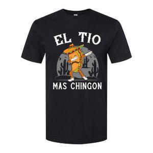 El Tio Mas Chingon Funny Mexican Uncle Hombre Regalo Softstyle CVC T-Shirt