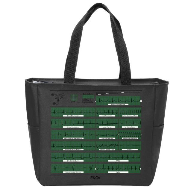 EKG Training Mug Zip Tote Bag