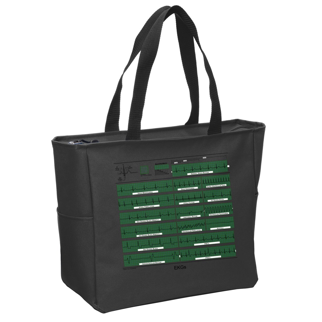 EKG Training Mug Zip Tote Bag