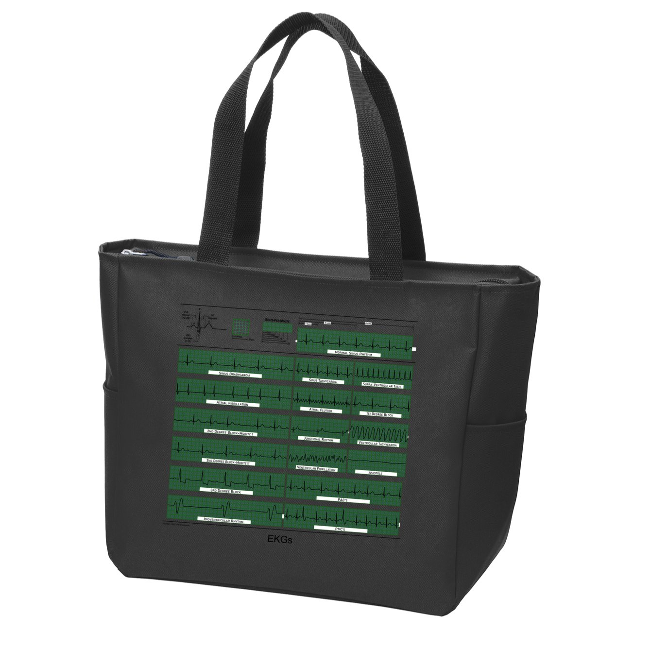 EKG Training Mug Zip Tote Bag