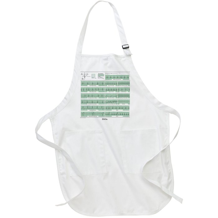 EKG Training Mug Full-Length Apron With Pockets