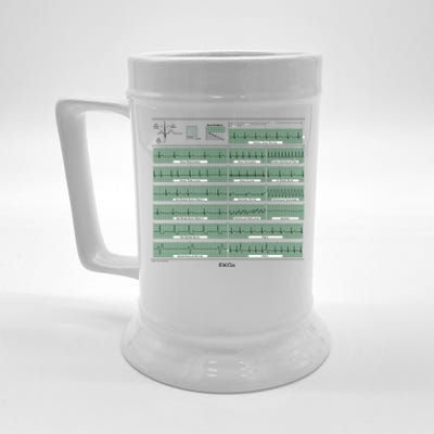 EKG Training Mug Beer Stein