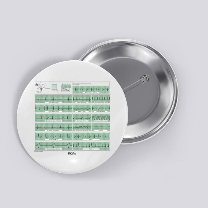 EKG Training Mug Button