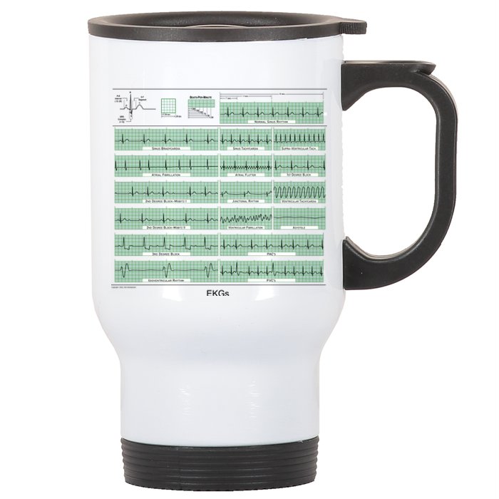 EKG Training Mug Stainless Steel Travel Mug