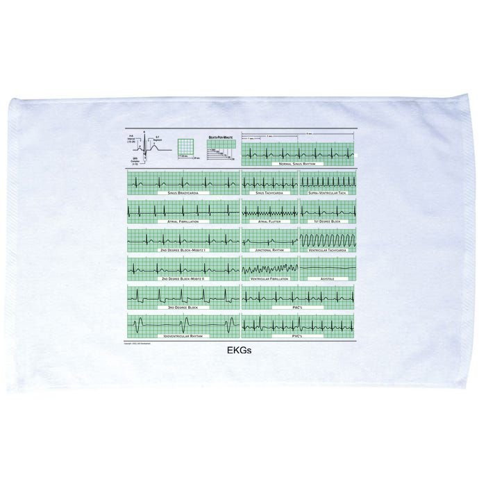 EKG Training Mug Microfiber Hand Towel