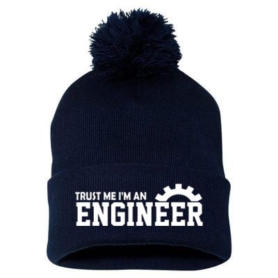 Engineer Trust Me Im An Engineer Pom Pom 12in Knit Beanie