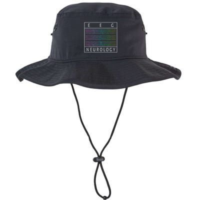 Eeg Technologist Neurology Colorful Brain Waves Eeg Legacy Cool Fit Booney Bucket Hat