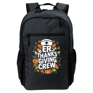 Er Thanksgiving Nurse Crew Thanksgiving Emergency Nurses Gift Daily Commute Backpack