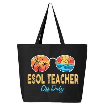 ESOL Teacher Off Duty Happy Last Day Of School Summer 25L Jumbo Tote