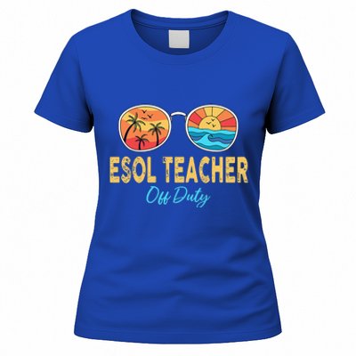 ESOL Teacher Off Duty Happy Last Day Of School Summer Women's T-Shirt