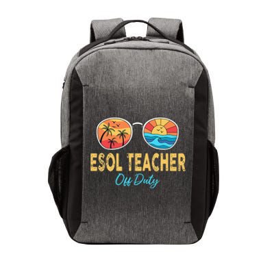 ESOL Teacher Off Duty Happy Last Day Of School Summer Vector Backpack