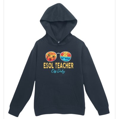 ESOL Teacher Off Duty Happy Last Day Of School Summer Urban Pullover Hoodie