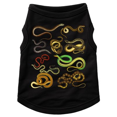 Educational Types Of Snake Gift Doggie Tank