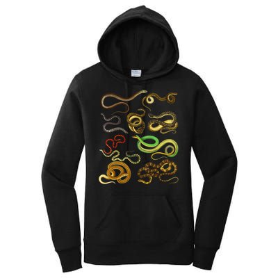 Educational Types Of Snake Gift Women's Pullover Hoodie